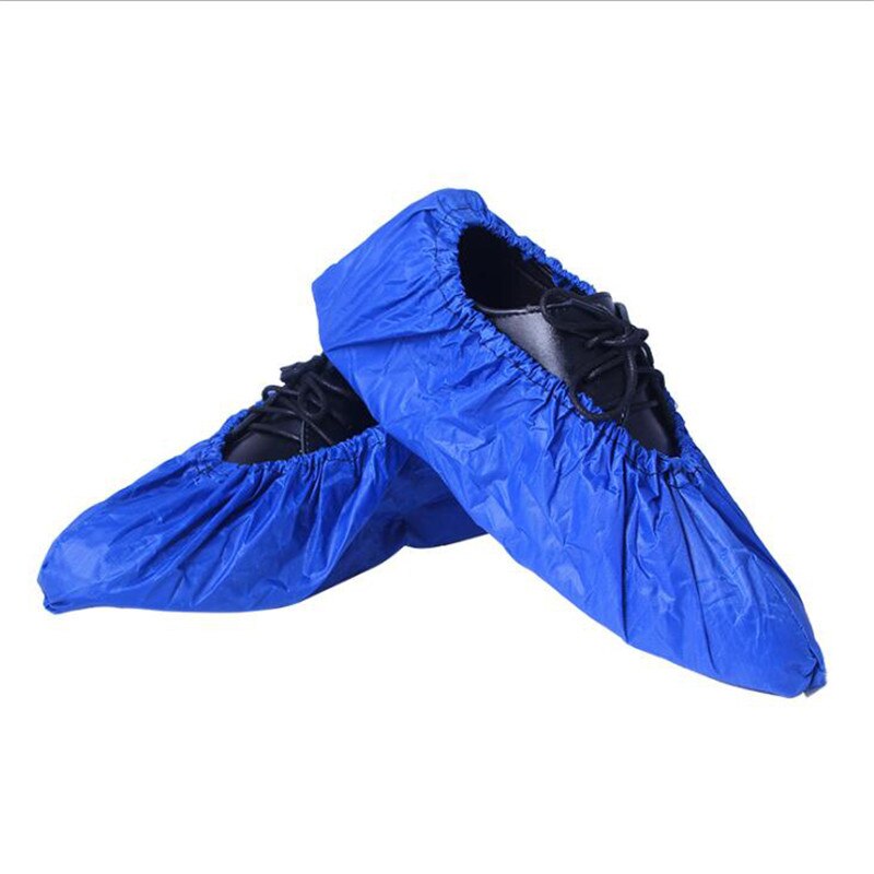 Couvre-chaussures réutilisables couvre-chaussures de pluie unisexe couvre-chaussures antidérapants imperméables organisateurs de chaussures organisateur de chaussures 30x14cm: Bleu