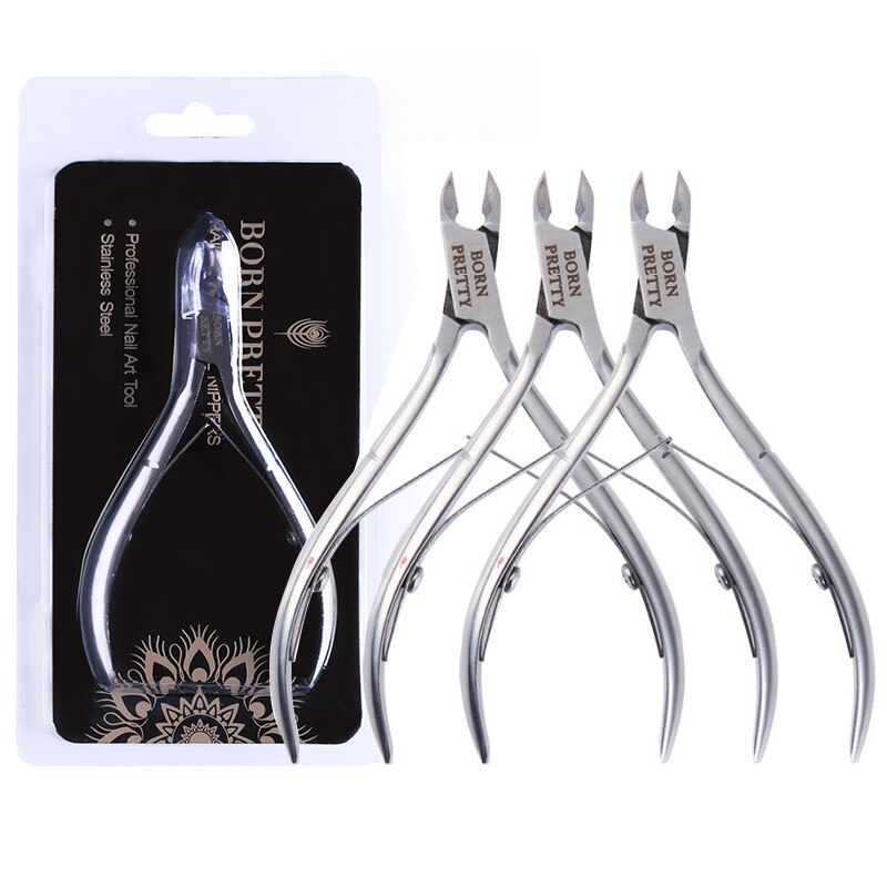 GEBOREN PRETTY Nail Art Cuticle Nipper Clipper Schaar Tang Dode Huid Remover Manicure Nail Art Tool