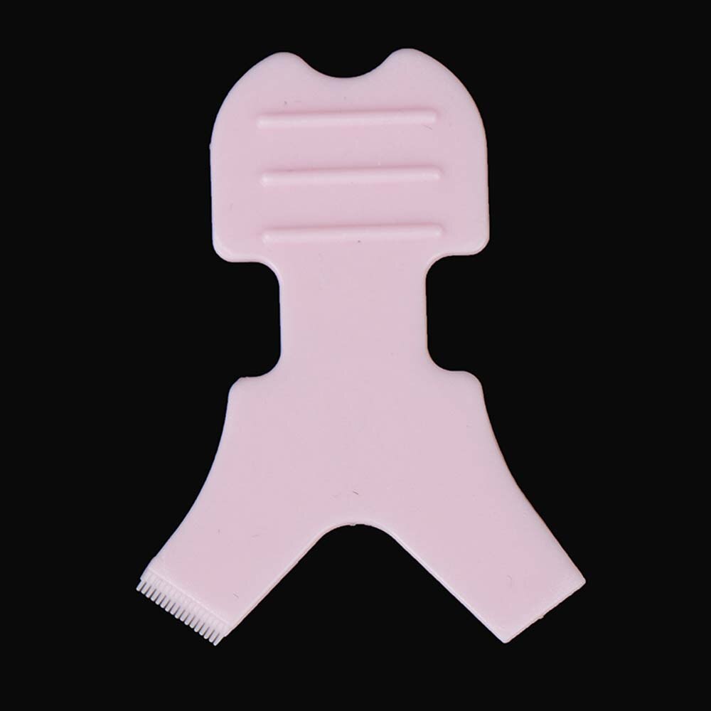 Brosse de levage de cils en Silicone, 10 pièces, Extension de cils en forme de Y, pinceau de greffage, tampon de permanente de cils, outil de maquillage et de Mascara: pink