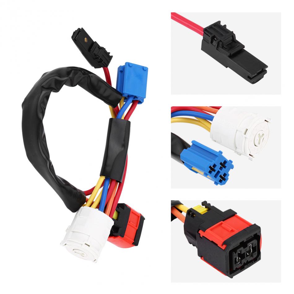 Tændingslås kabel tændspole afbryder lås tønde stik kabel ledning til peugeot 206 406 / citroen xsara picasso auto del