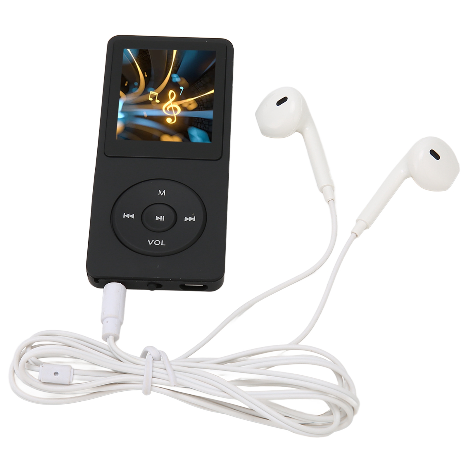 MP3 MP4 Player 1.8in Screen 8GB Memory 64GB Expandable 30 Hours Playback Multi Function Sports Music Player Sports Music Player: black