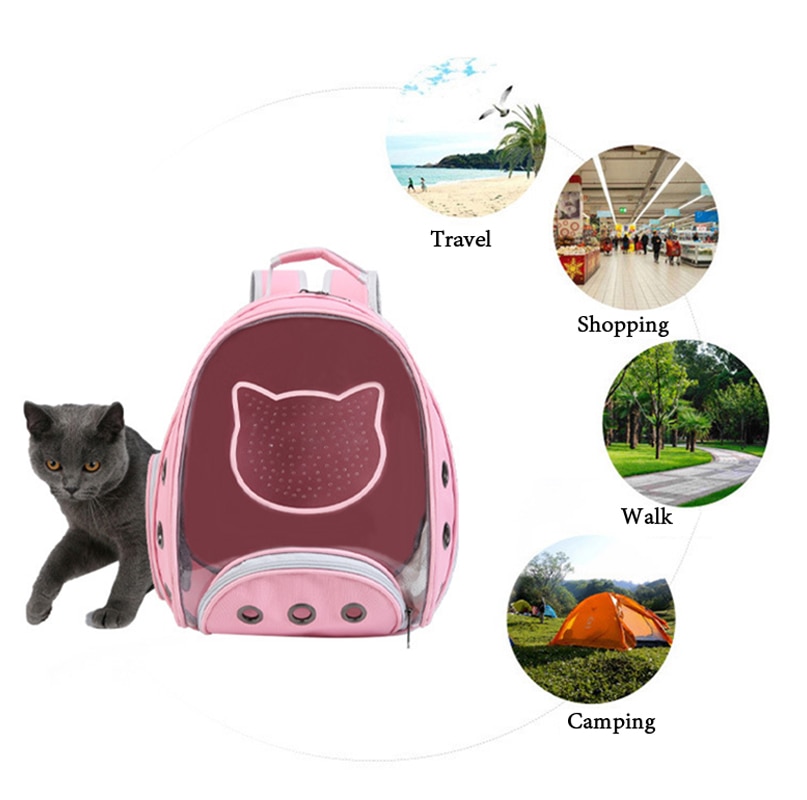 Transparant Draagbare Kat Draagtas Outdoor Ruimte Capsule Ademend Huisdier Kleine Hond Kat Rugzak Kat Rugzak Tas Huisdier Rugzak