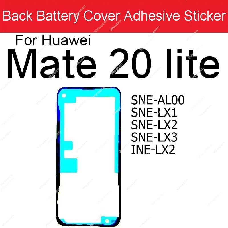 Back Battery Housing Cover Sticker Adhesive For Huawei Mate 10 20 30 40 Lite Pro 20X 40e 30e Pro 5G RS Mate 40 Pro+ Glue Tape: Orange