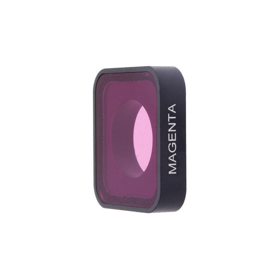 Fotofly hero5/6/7 preto acessórios da câmera do esporte cpl/uv/nd 4 8 16/vermelho/amarelo/magenta conjunto de filtro de câmera para gopro hero 5 6 7 lente: Magenta