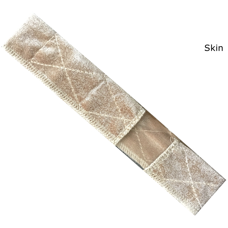 Banda de agarre de peluca de terciopelo ajustable antideslizante, soporte elástico para salón, banda de terciopelo, accesorio para peluca, diadema para peluca de pelo: Rojo rosado