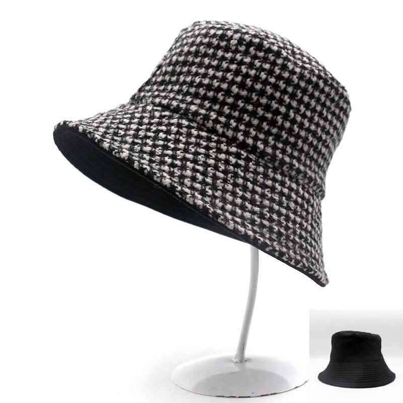 Fibonacci emmerhoeden geruite platte bob hoed voor dames heren casual positief negatief kan panama herfst wintermuts dragen: 1