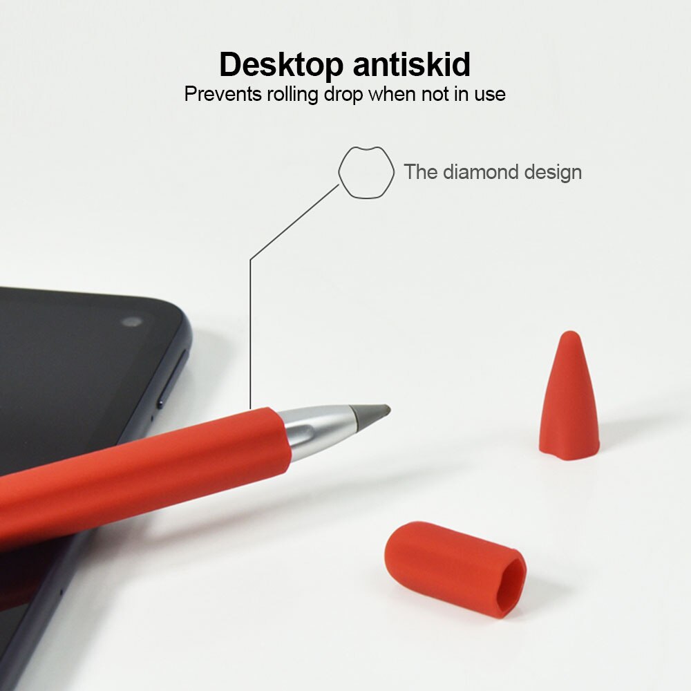 Funda de silicona para Huawei m-pencil Stylus, punta de lápiz de carga inalámbrica para Huawei Mate Book, cubierta protectora
