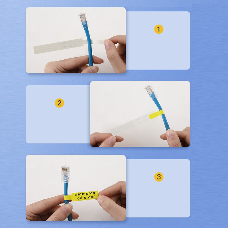 【Buy 5 get 30% off】NIIMBOT D101/D11 / D110 Label Machine Sticker cable label flag pigtail network cable paper thermal waterproof