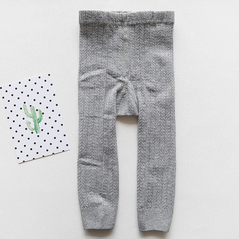 Pantalon bébé coton tricoté bébé collants enfants enfant en bas âge garçons filles cheville-longueur Flexible plus Leggings enfants décontracté Legging: 5 / 12-24M