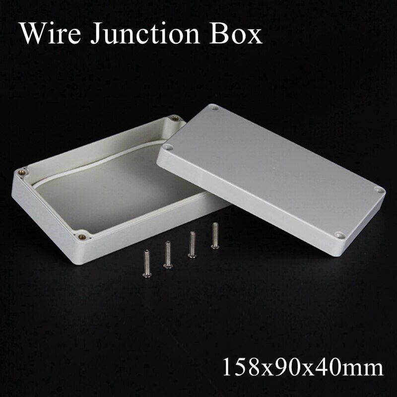 158x90x40mm ABS IP65 Waterproof Plastic Wire Junction Box Distribution Enclosure Project Case Electronic Terminal Instrument