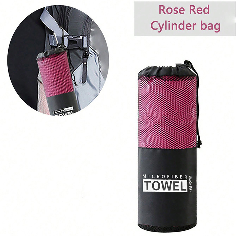 Sneldrogende sporthanddoek 73 x 149cm blauw grijs groen oranje zwemmen sportschool fitness kamperen hardlopen strand washandje handdoeken: Blauw