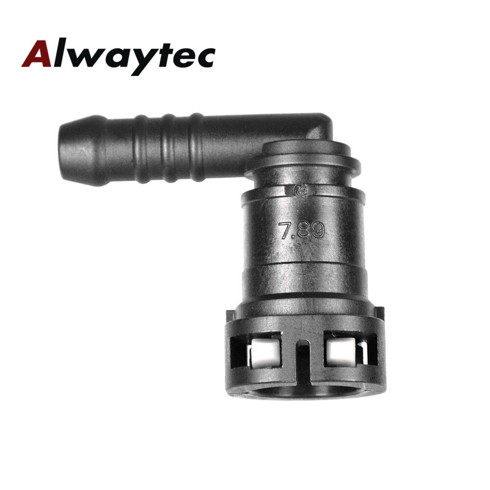 Fuel hose quick connector for rubber hose in fuel supply system fuel pump