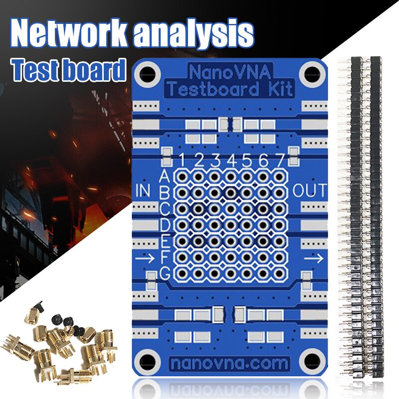Neueste NanoVNA Testboard Bausatz VNA Vektor Netzwerk analysieren Prüfung Demo Gremium: Ursprünglich Titel
