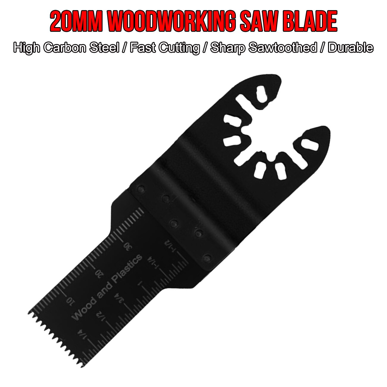 10X 20MM Woodworking Saw Blades Multi-function Oscillating Cutting Replacement Renovator Trimmer Tool