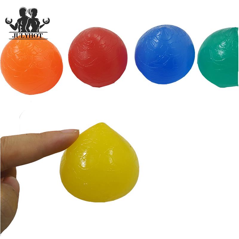 Silica Gel Grip Strength Ball Gym Fitness Finger Heavy Exerciser Strength Muscle Recovery Gripper Trainer Hand Grip Ball