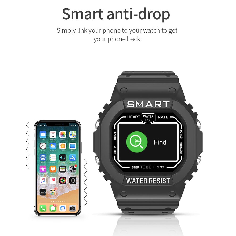 IP68 Waterproof Smart Watch Swimming Men Women Wristwatch Heart Rate Blood Pressure Monitor Bracelet Sports Wristband PK X12