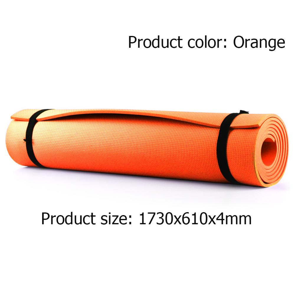 4/6mm EVA Yoga Mat Non-Slip Environmental Gymnastic Durable Pilates Exercise Mat Body Building Supplies Yoga Mats: Orang 4mm