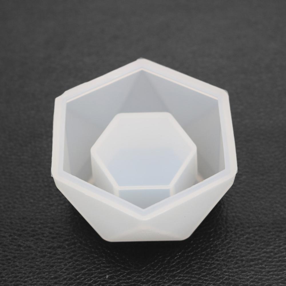 Donica na rośliny silikonowe formy rzemiosło artystyczne wielokątne formy odlewnicze DIY soczyste doniczki gliniane formy 3 styl forma betonowa: 02