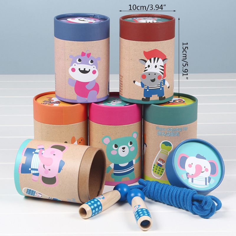 Children's Skipping Rope with Cartoon Wooden Handles, Adjustable Skipping Rope