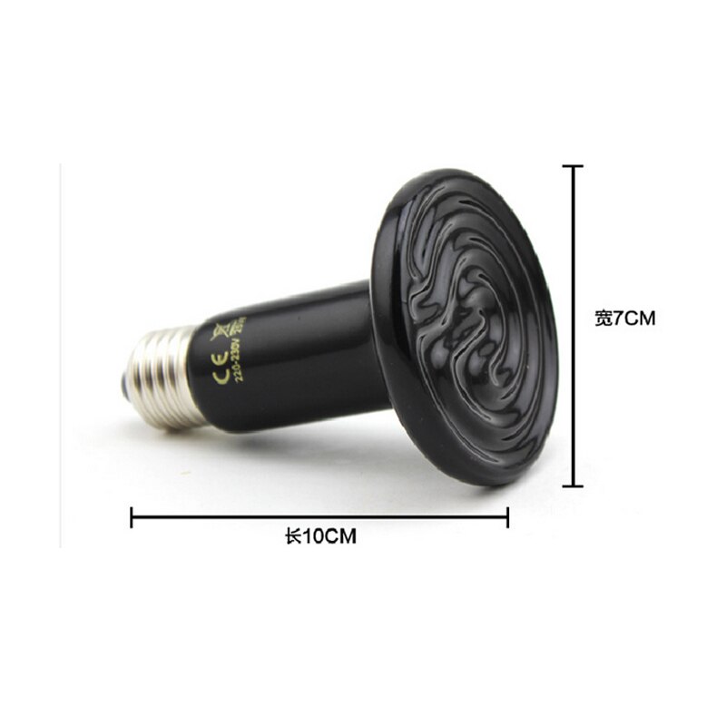 25W/50W/75W/100W/150W/200W Ceramic Pet Heat Light Lamp Snake Tortoises Lizard Hedgehog Reptile Pet Heater Brooder 220V-240V
