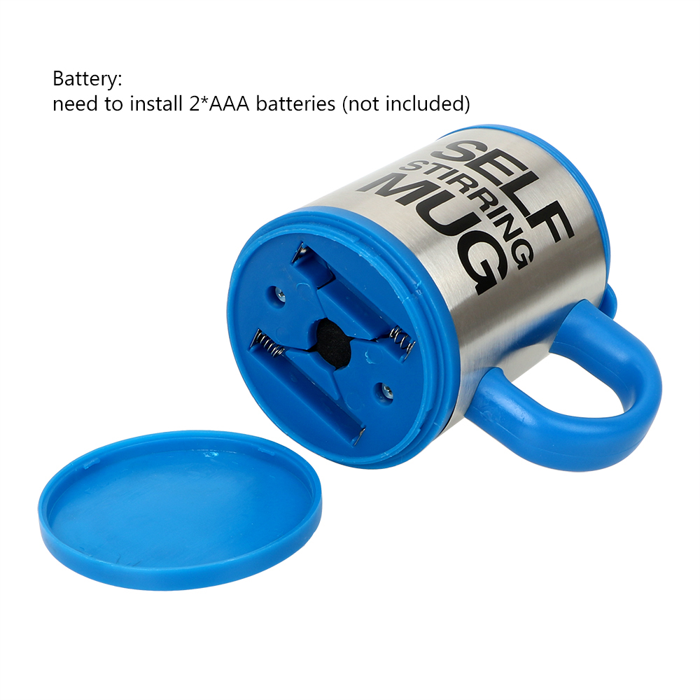 400ml automatische zelfroerende mok elektrische luie dubbel geïsoleerde slimme beker roestvrijstalen thermische beker koffiemelkmengbeker