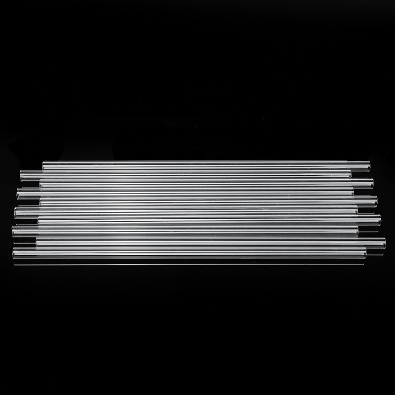 YOUTTOO 12 Stuks Borosilicaat Glasbuizen 125mm X 10mm X 2.2mm - Pyrex Glas Voor Blaaswerk En Laboratorium