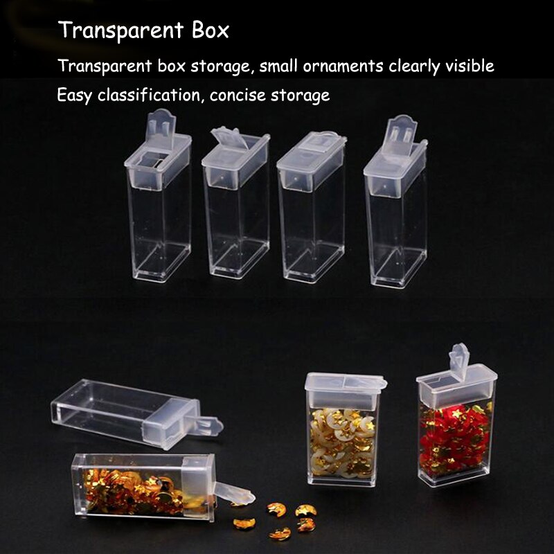 6/12/24/42/64 Grid Diamond Container Box DIY Diamant Embroidery Mosaic Tools Bead Transparent Plastic Drill Storage