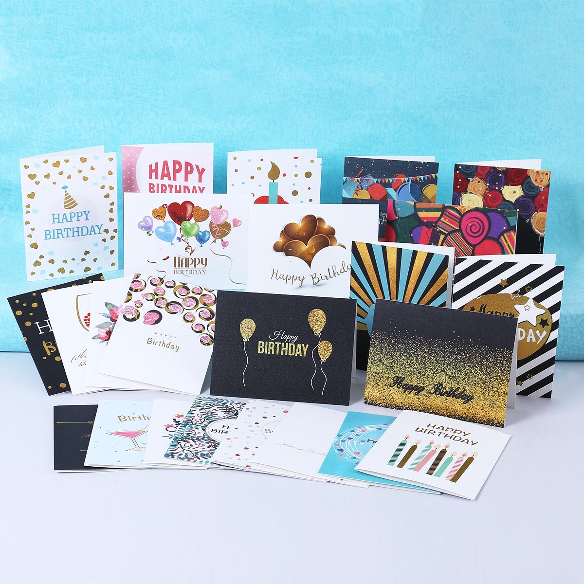 24 Birthday Card Kids Adults Birthday Cards With Envelope Kits Invitation Card Kids Party With 26 Envelopes Party Favors Cards
