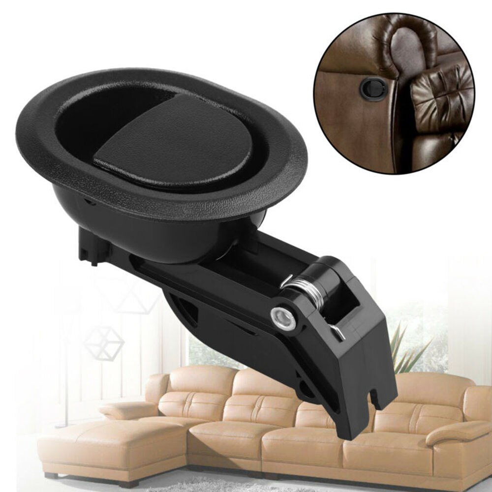 Universal Recliner Replacement Pull Handle Chair Sofa Couch Release Lever Black Plastic Release Lever Handle