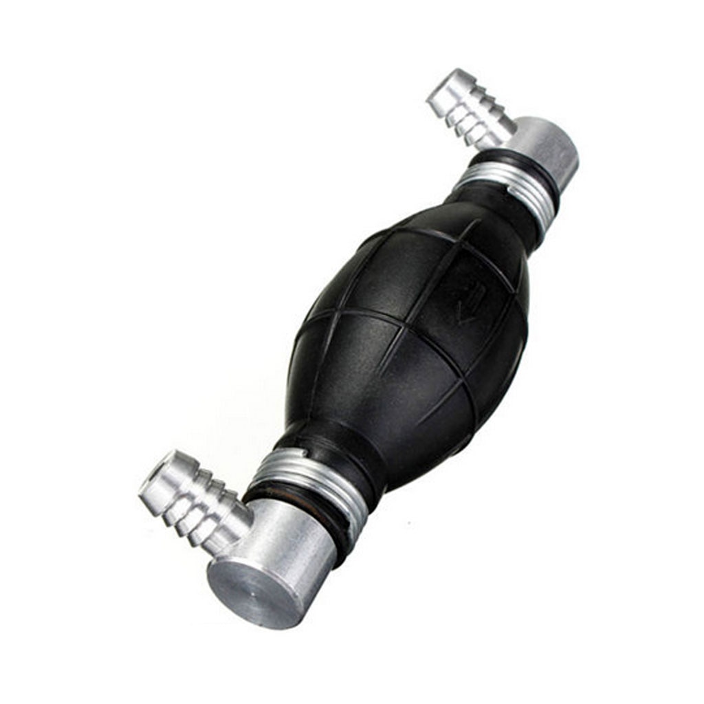 2x 6mm-1/4 vinkel brændstofslange pumpe hånd primer pære båd benzin bil båd kart
