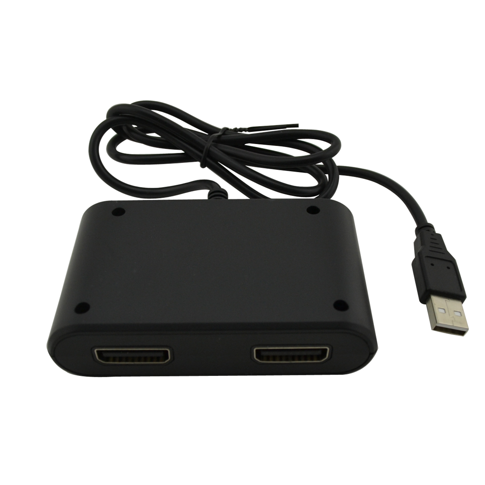 Controlador de juego MayFlash para Sega Saturn SS, adaptador USB para PC, puerto Dual