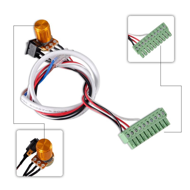 Dc 20-50V Motor Driver Borstelloze Dc Controller Drive Stappenmotor Driver Voor Borstelloze Spindel Machine