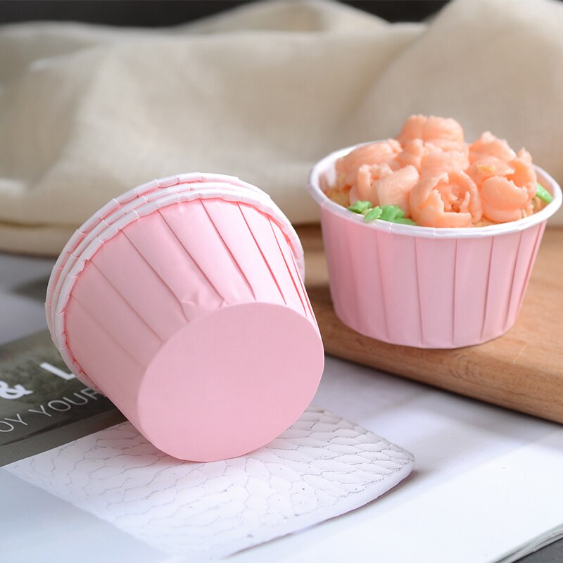 50Pcs Paper Muffin Cupcake Paper Cups Cupcake Liner Baking Muffin Cup Cake Paper Cups Pastry Tools Cake Decoration Tool