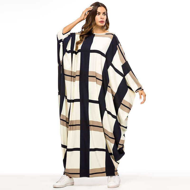 Moyen-orient musulmane manches chauve-souris robe ample islamique turquie arabe vêtements dubaï Morrocan