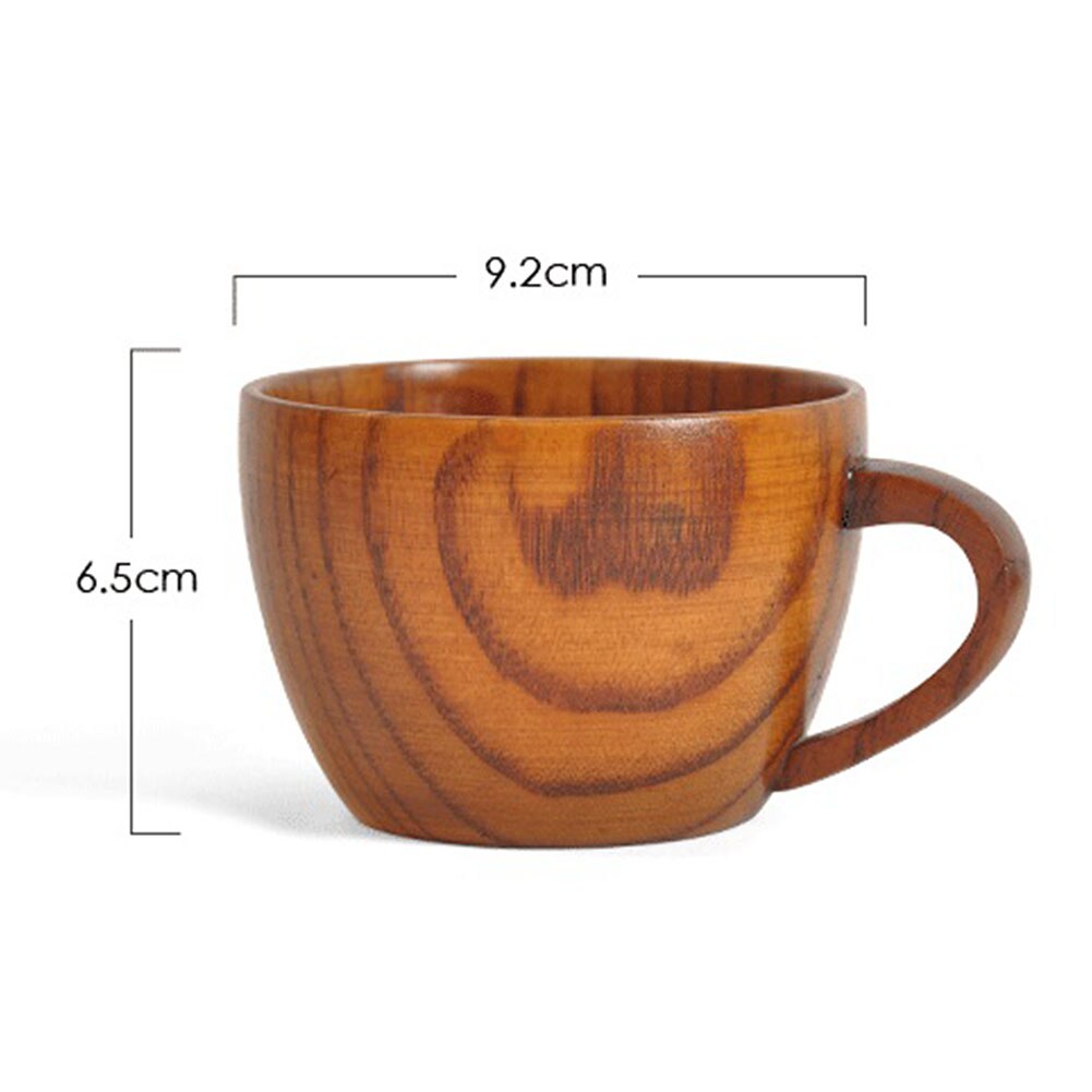 Tazas de bambú para beber café, cerveza, taza de té de viaje, botella de agua para el hogar hecha a mano,: 150ml