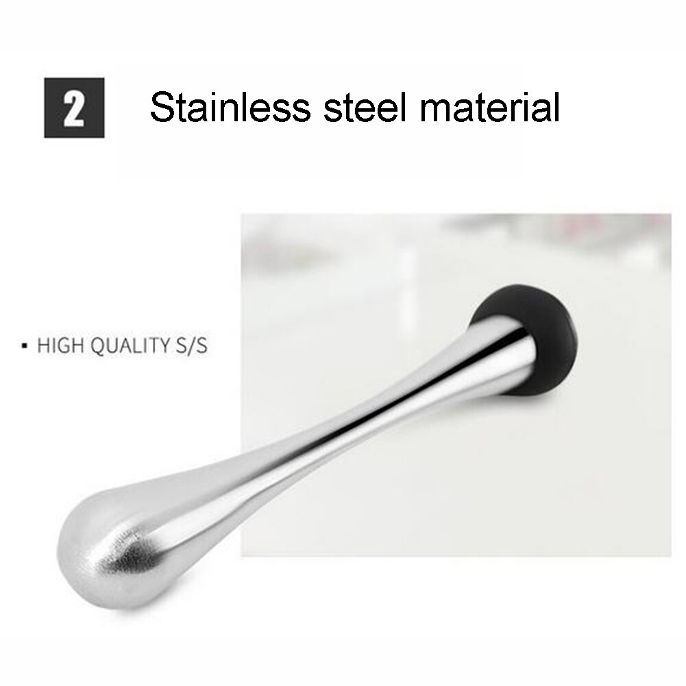 Stainless Steel Wine Mixing Stick Cocktail Muddler Shaker With Crushing Hammer DIY Drink Fruit Muddler Crushed Ice Barware Tool