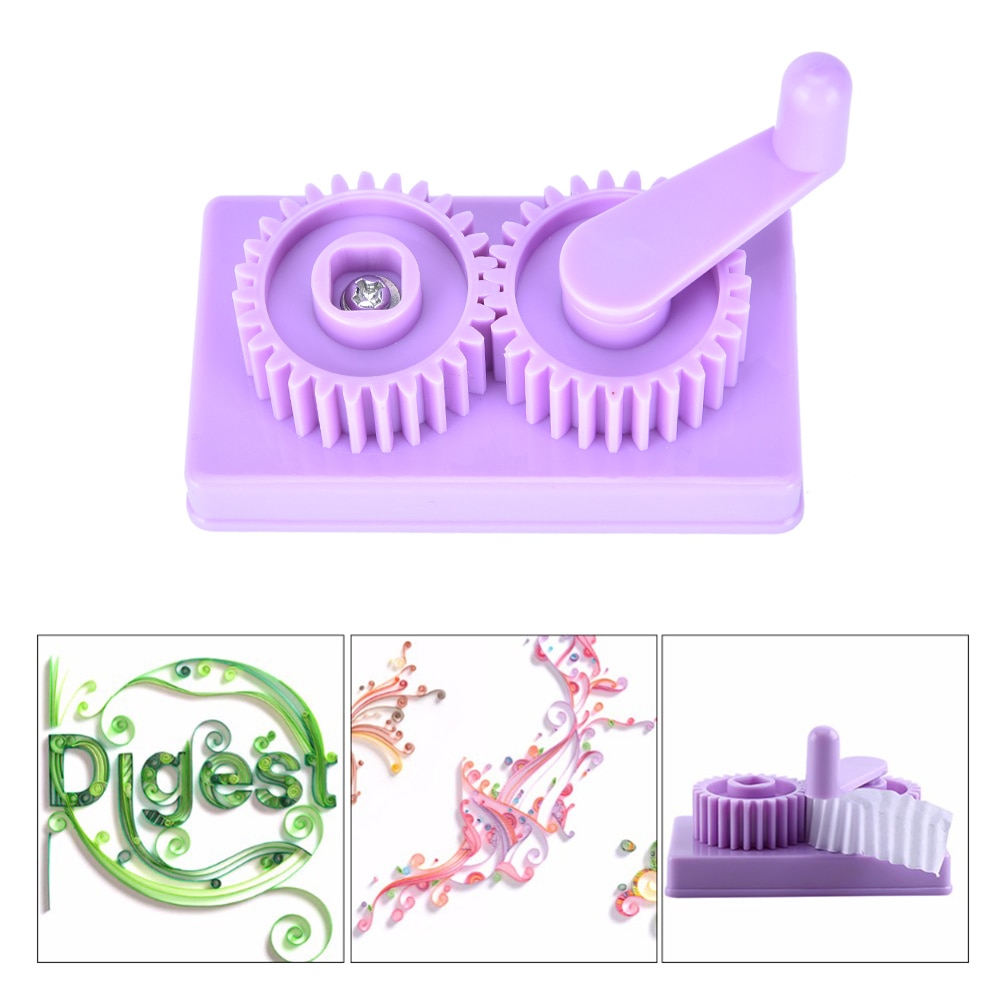 papier en plastique Quilling sertisseuse Machine à sertir papier artisanat piqueté bricolage Art outil Papercraft Scrapbooking estampage