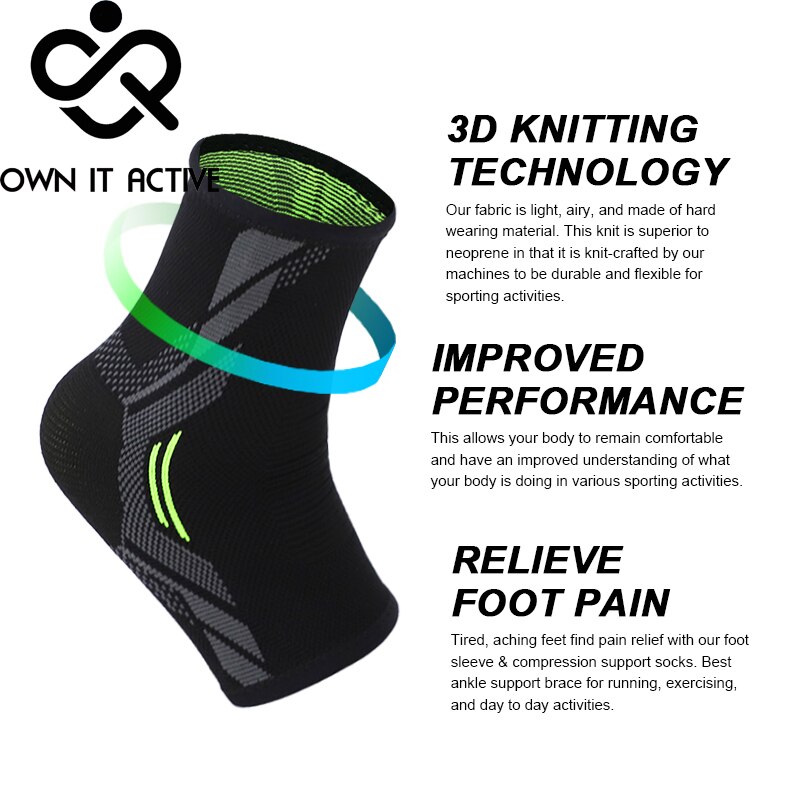 1 PCS Ankle Brace Compression Support Sleeve Elastic Breathable Basketball Football Sprain Prevention Sport Socks Ankle Support