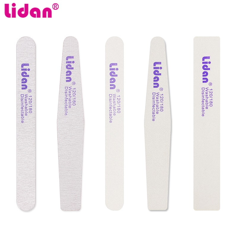 1 Pc biały dwustronna bufor robić paznokci diament pliku gąbki 100/180 polski blok profesjonalne szlifowanie narzędzia robić manicure robić paznokci lakier robić paznokci