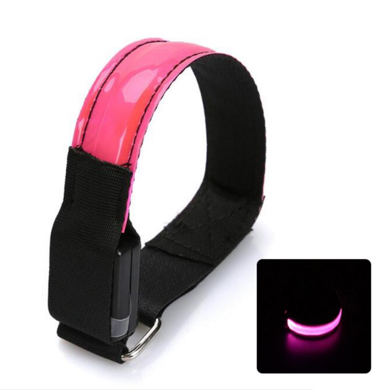 LED Safety Reflective Belt Warning Light Outdoor Night Jogging Walking Cycling Running Biking Arm Band Wristband Flashing Belt: 05