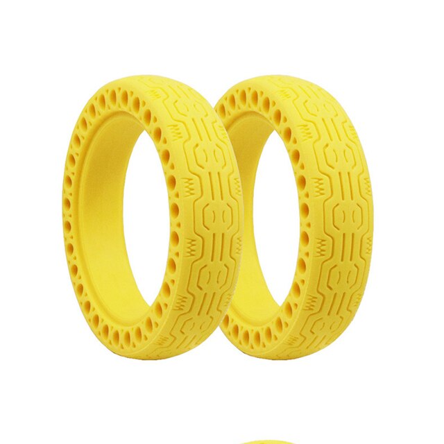 10 Inch Solid Band Elektrische Scooter Rubber Band Voor-Ninebot Max G30/Pro/Plus Elektrische Scooter Accessoires: Yellow