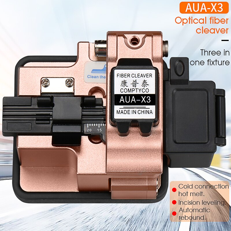 AUA-X0/X1/X2/X3 Vezelmes Ftth Kabel Glasvezel Snijmes Gereedschap Snijder Drie-In-Een Klem Slot