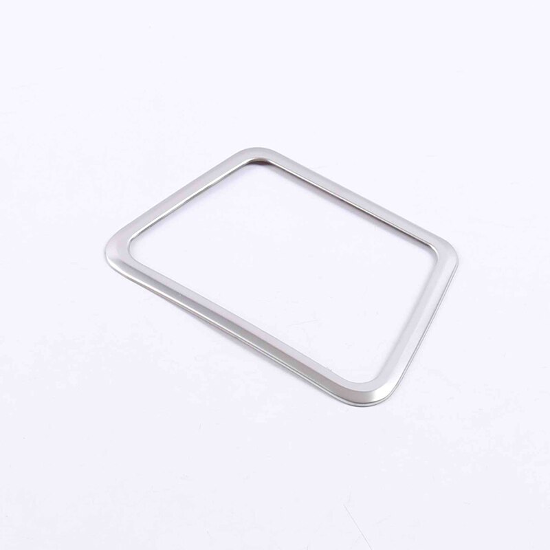 Lsrtw2017 stainless steel car trunk storage box frame trims for Mg Hs Accessories Kit Auto decoration: silver