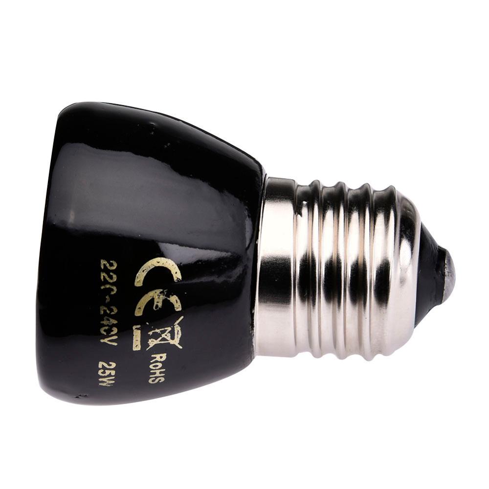 25w/50w/75w/100w e27 keramische verwarmingslampen voor huisdieren, hagedis, schildpad, spin, reptielen, doosverwarmer, warmtelamp, broedmachine