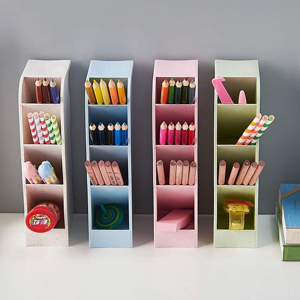 Desk Pen Organizer Holder Caddy Office Pencil Mesh Desktop Storage Desktop Storage Rack Gives You A Clean Desktop#p30