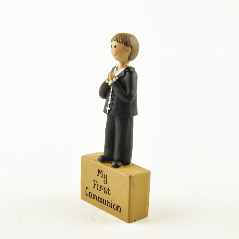 My First Communion Decoration Boy Cake Topper Accessories Ark of the Covenant Holy Resin Figurines Home Decor