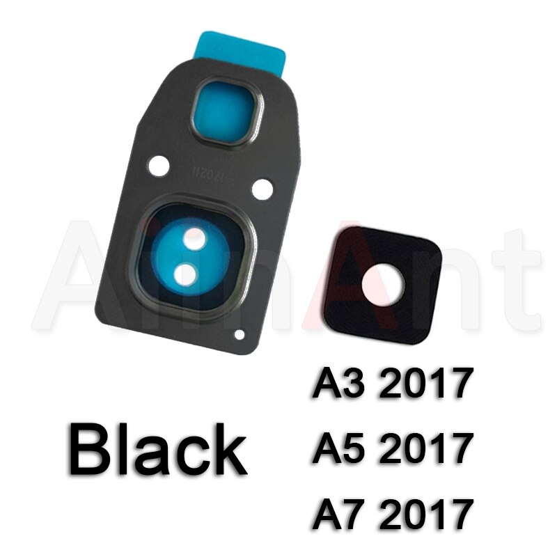 Aiinant Original Zurück Hinten Kamera Glas Objektiv Ring Abdeckung Für Samsung Galaxy A3 A5 A7 A310 A510 A710 mit Aufkleber: A320 Black