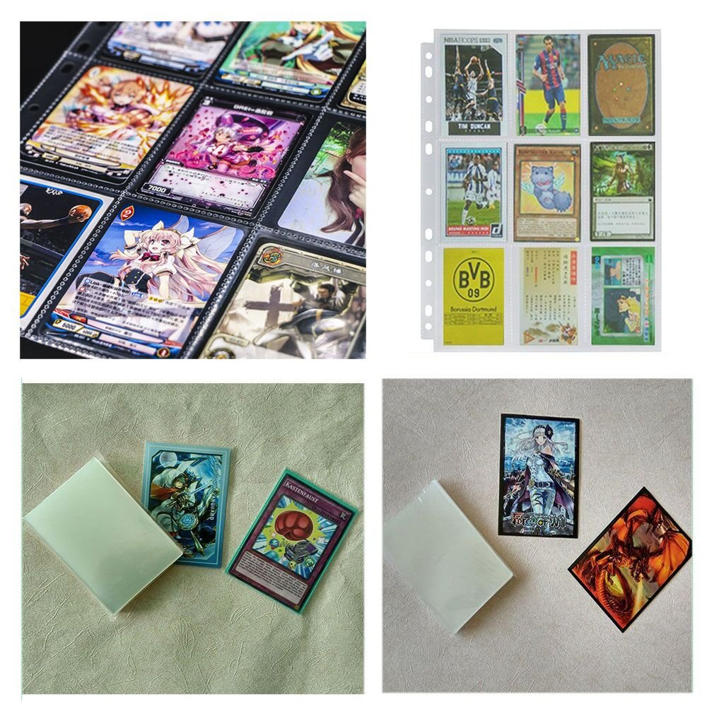 Trading Card Sleeves Durable Waterproof Card Pocket Storage Album for Trading Card Protectors Collection 30 Pages 270 Pockets