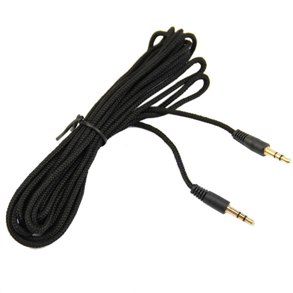 2M/3 M/5M Verlengkabel 3.5Mm Aux Extra Cord Male Naar Male Stereo Audio kabel Voor Auto Pc MP3 MP4 Cd Telefoon