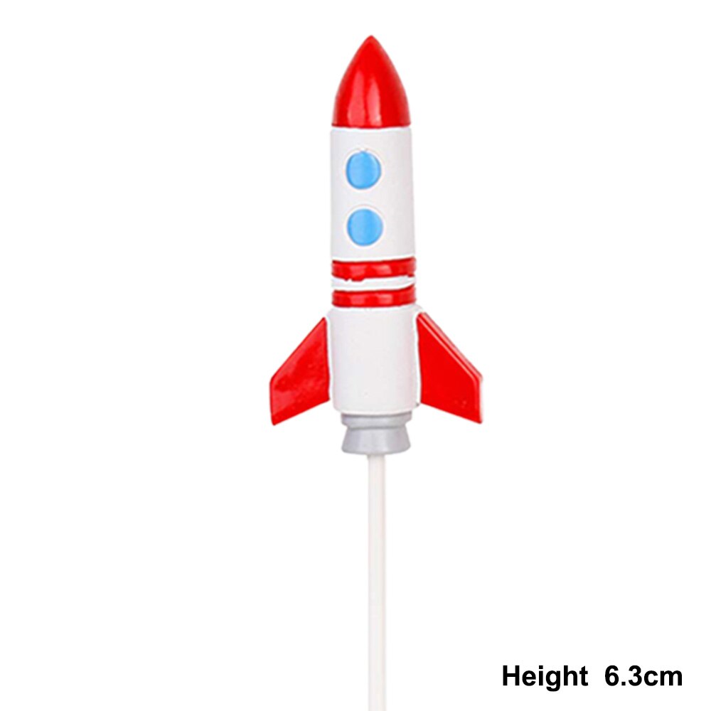 Astronauta Topper de la torta de universo espacio serie Planet de la torta del espacio ultraterrestre para de cumpleaños postre accesorios decoración festiva: 21